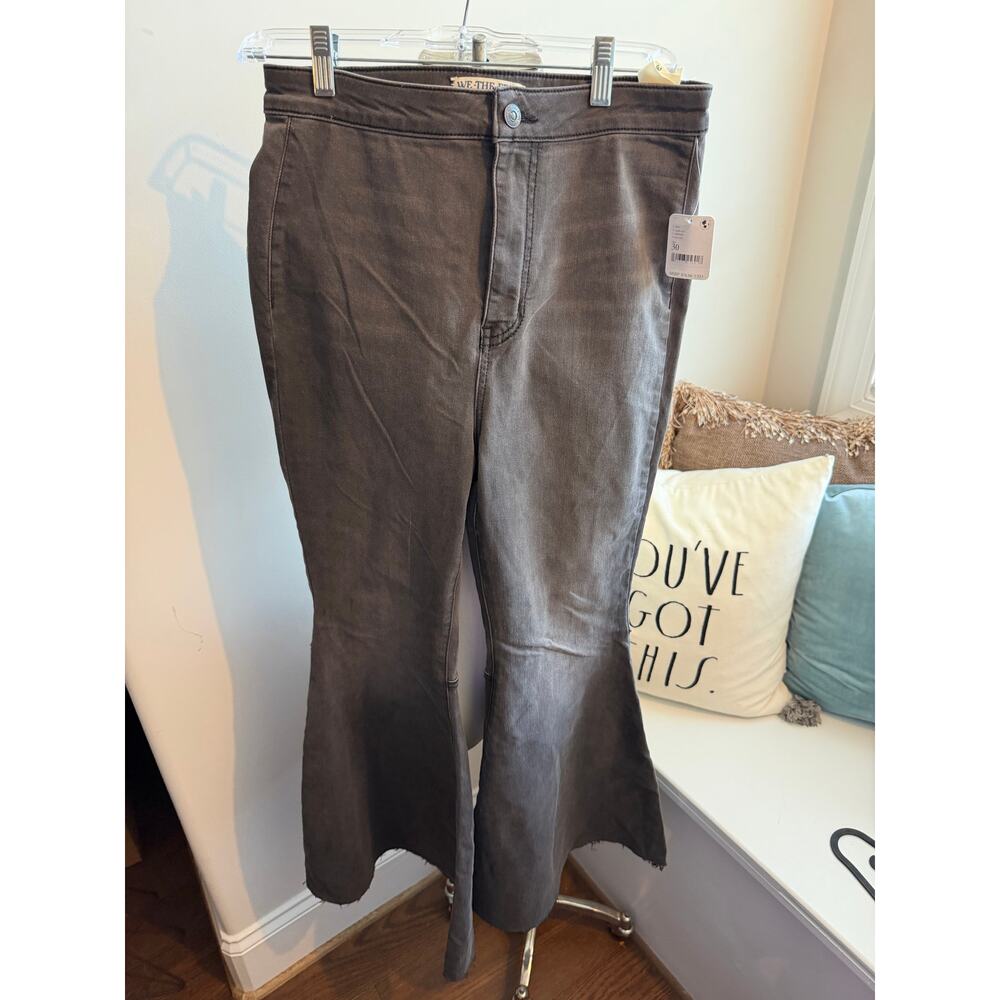 Free People Retro Flare Jeans high-rise bell bottom pants NW Size 30